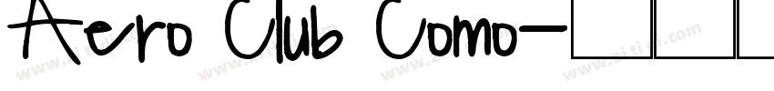 Aero Club Como字体转换